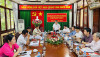 Đoàn công tác của Văn phòng Trung ương Đảng làm việc với Huyện ủy Gò Công Tây, tỉnh Tiền Giang về việc triển khai ứng dụng Công nghệ thông tin trong cơ quan Đảng (năm 2023).