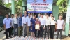 Lễ trao tặng Nhà Đại đoàn kết cho gia đình bà Nguyễn Thị Bảy, ấp Bình Tây, xã Vĩnh Bình.