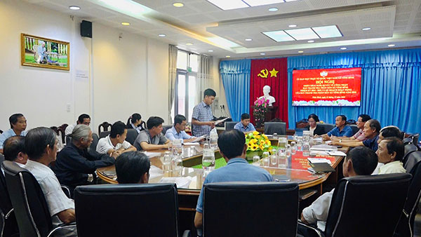 Xã Vĩnh Bình triển khai Nghị quyết công nhận Ban Thanh tra nhân dân xã, nhiệm kỳ 2024 - 2029